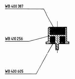 ventilni čep - komplet WB 410 255-U